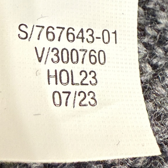 Banana Republic Shawl Collar Pullover Sweater Buffalo Plaid Black Grey Heavy XL - Picture 7 of 7